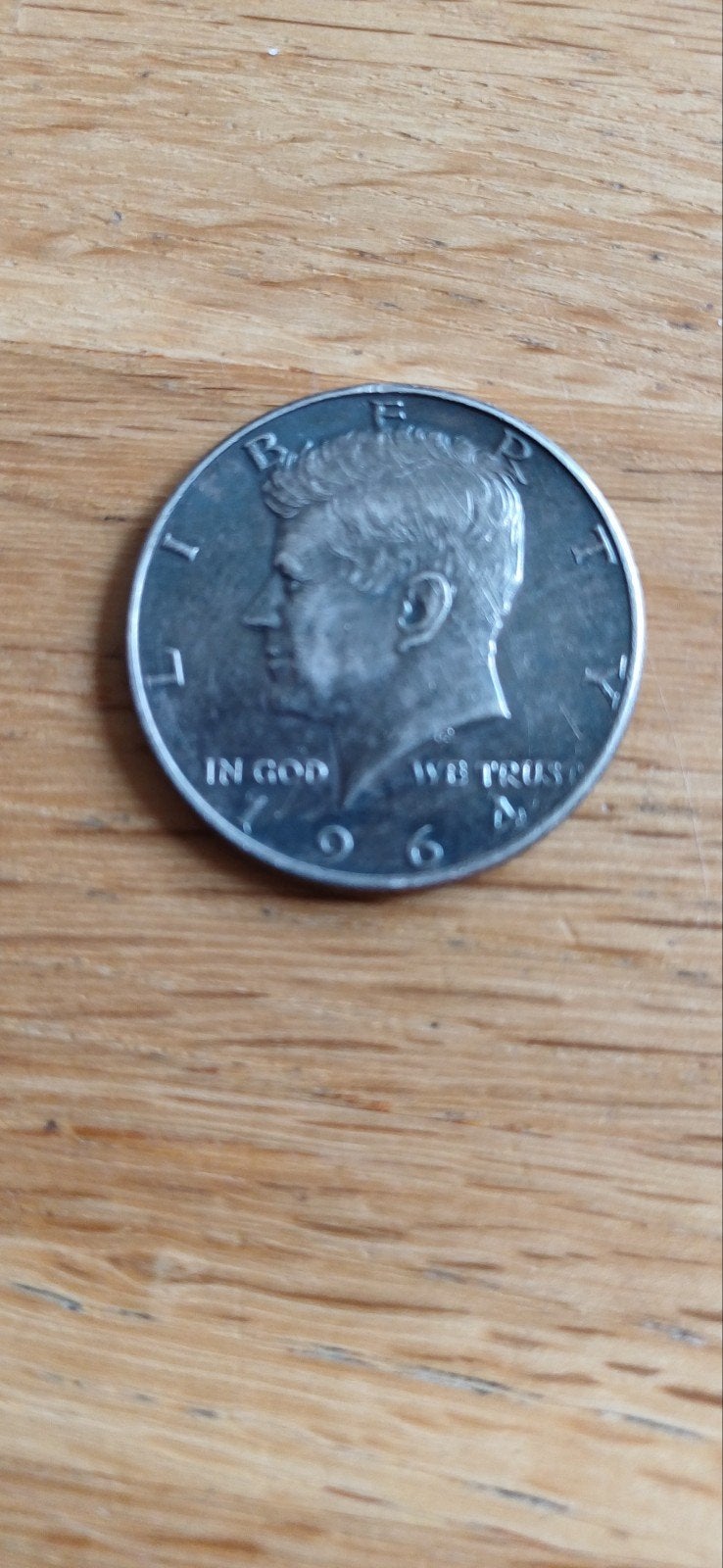 Zilveren halve dollar 1964, Ophalen of Verzenden, Noord-Amerika