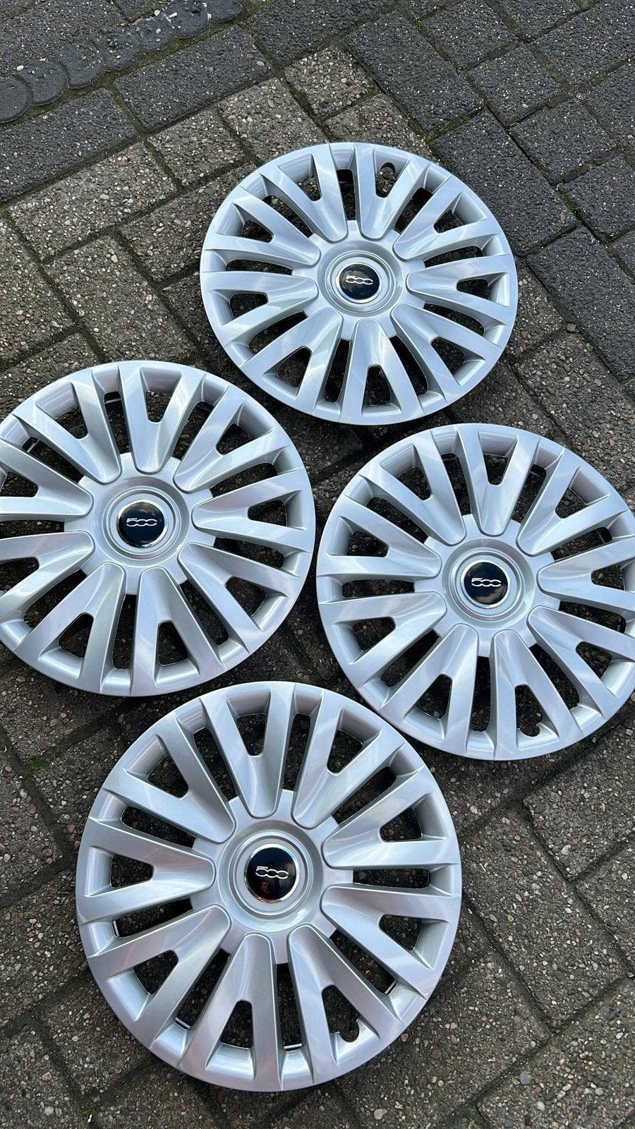 Set Fiat 500 Wieldoppen 14 inch 4 stuks, Ophalen of Verzenden, Nieuw