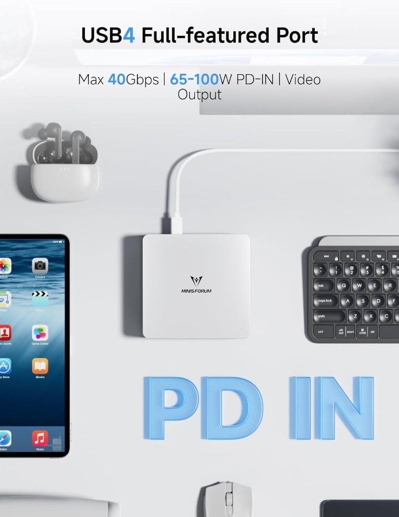 Minisforum UM880 Plus, Ryzen 7 8845HS, 32GB/1TB, Computers en Software, Desktop Pc's, Minisforum, 32 GB, Ophalen of Verzenden