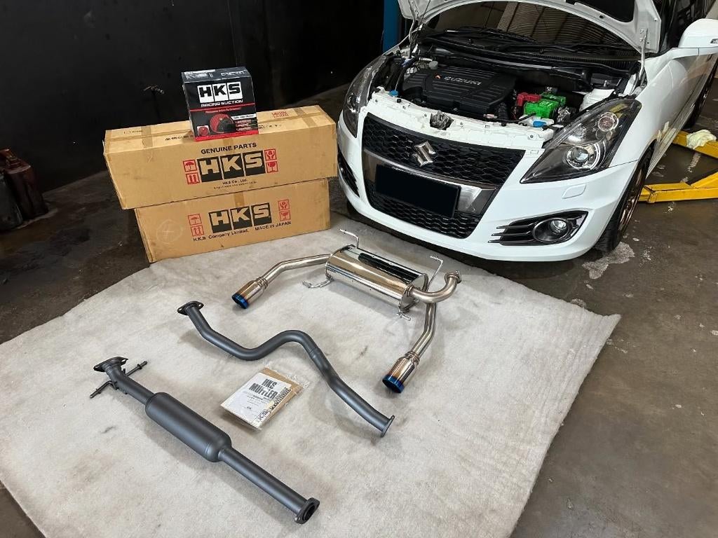HKS Legamax Premium uitlaat Suzuki Swift Sport ZC32S 10-16, Auto diversen, Tuning en Styling, Ophalen of Verzenden