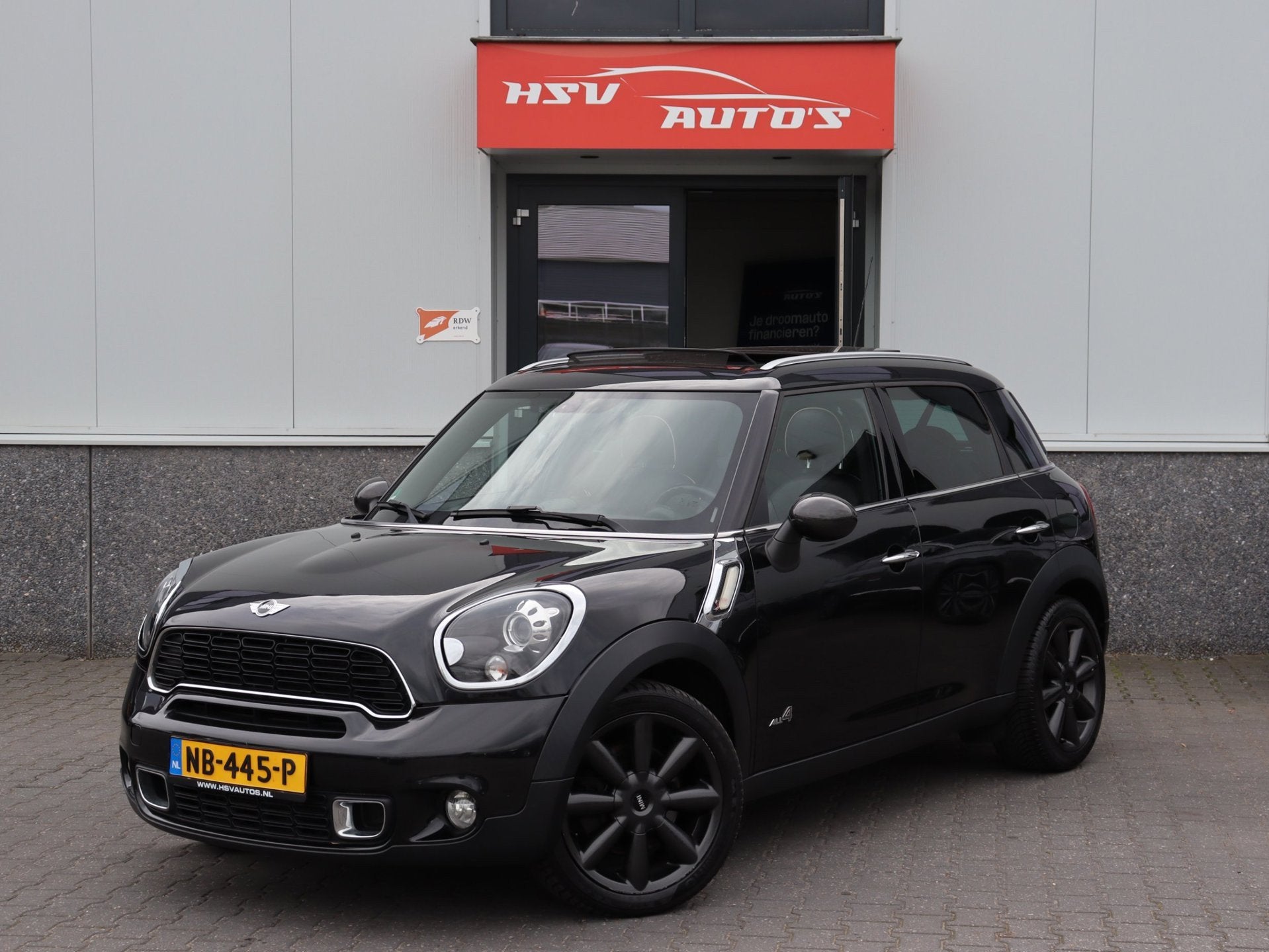 Mini Mini Countryman 1.6 Cooper S ALL4 Chili automaat panoda, Auto's, Euro 5, 1380 kg, Gebruikt, Zwart