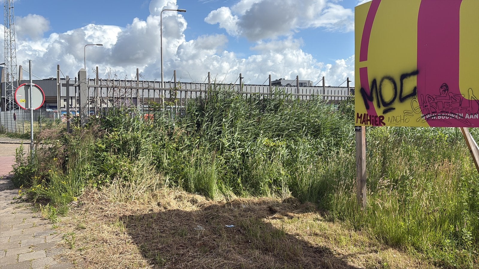 Schuifpoort 12m lang, 2,5 meter hoog., Tuin en Terras, Tuinhekken en Hekwerk, Ophalen, IJzer, Spijlenhekwerk
