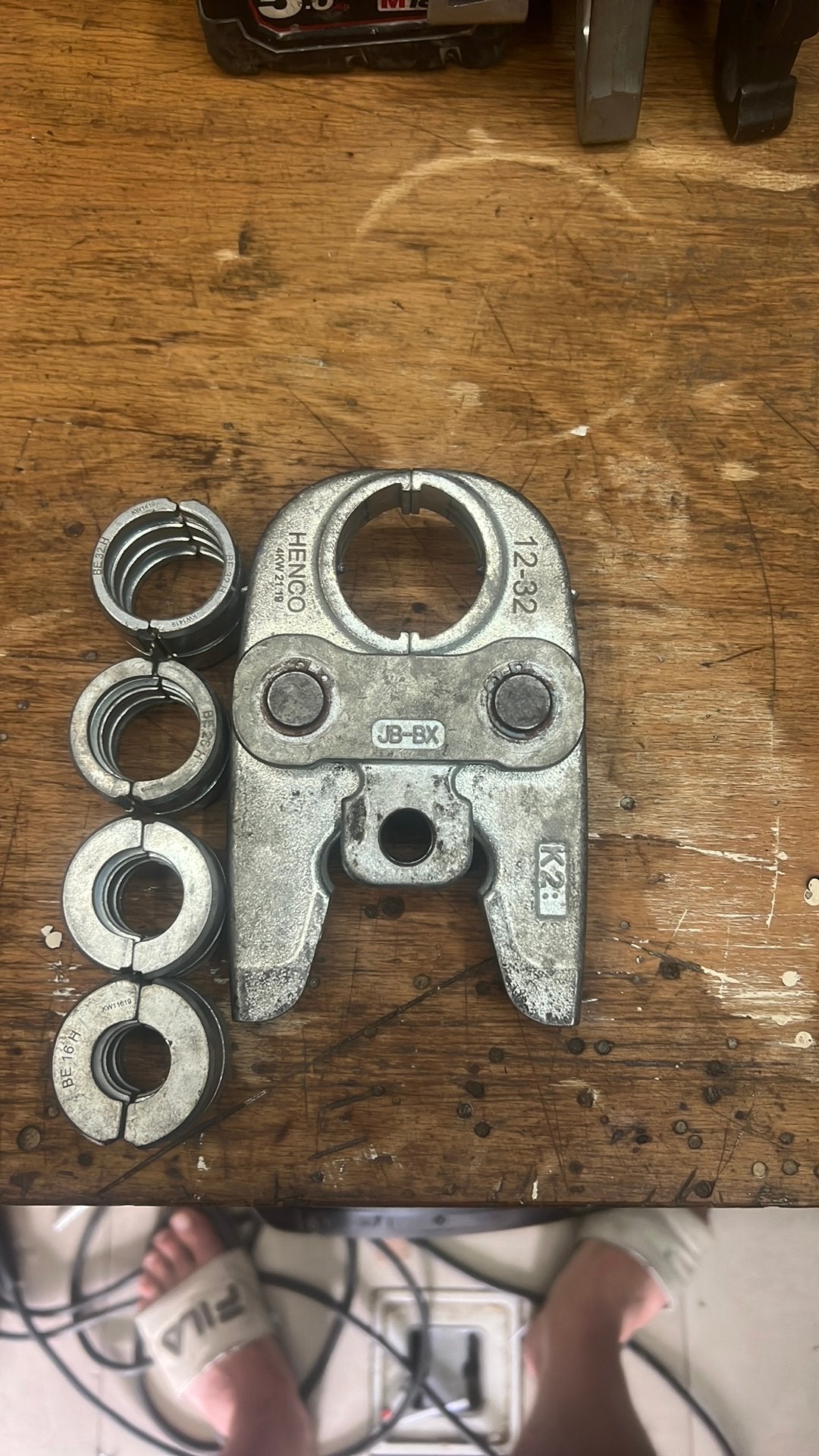 Persbekken set henco 16-32, Ophalen of Verzenden