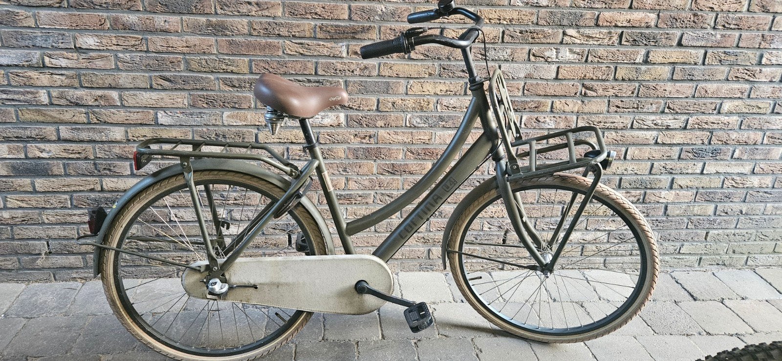 Cortina Kinderfiets 26 inch - Legergroen, Fietsen en Brommers, Fietsen | Meisjes, Ophalen, Gebruikt, 26 inch of meer, Cortina