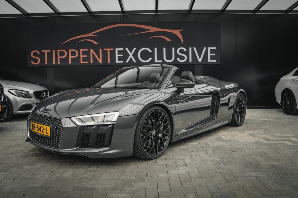 Audi R8 FULLOPTION, CARBON, STOELVERW, Auto's, Audi, Automaat, Gebruikt, USB, Cabriolet