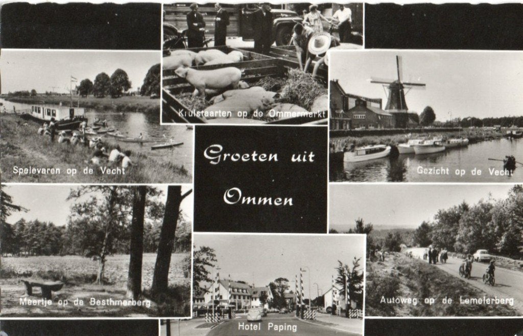 Ommen  Groeten  uit, Ophalen of Verzenden, 1960 tot 1980, Gelopen, Overijssel