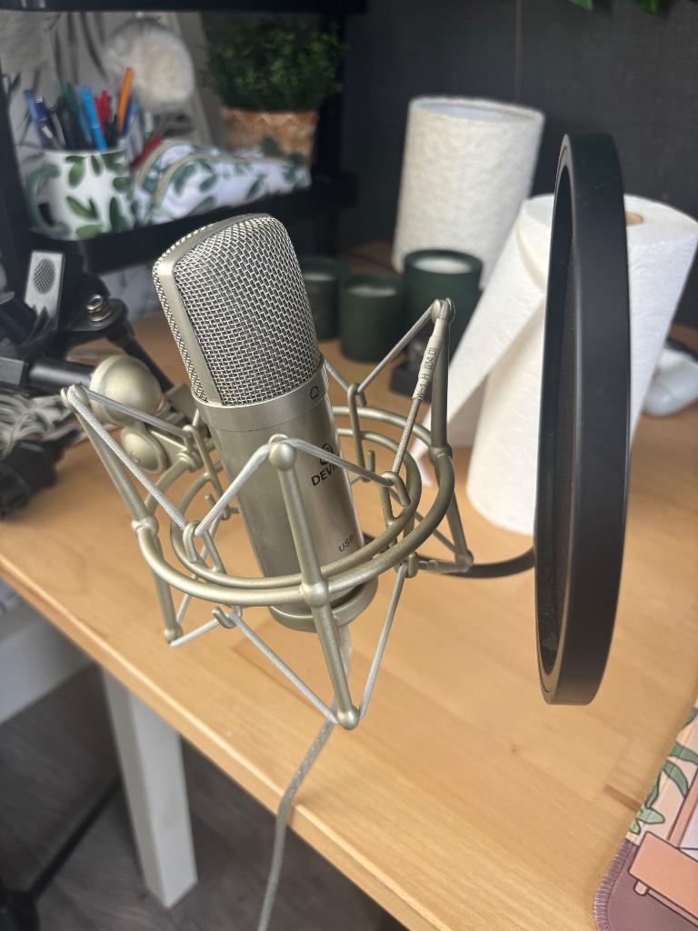 Devine usb-1 microfoon met shockmount, Ophalen, Gebruikt, Studiomicrofoon