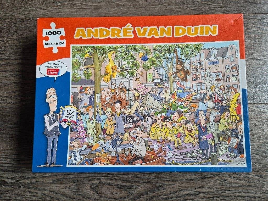 Legpuzzel andre van duin, Ophalen, 500 t/m 1500 stukjes, Zo goed als nieuw, Legpuzzel