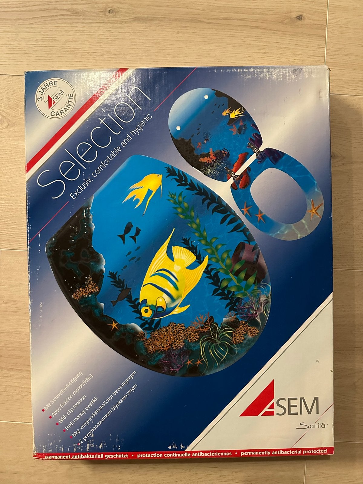 ASEM WC-bril met onderwaterwereld design, Ophalen, Nieuw, Toilet