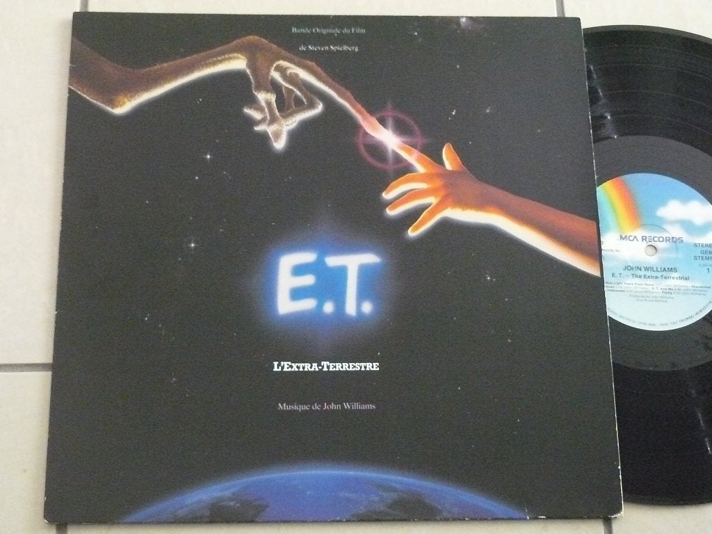 LP filmmuziek E.T. the Extra-Terrestrial , John Williams, Verzenden, Gebruikt, 12 inch