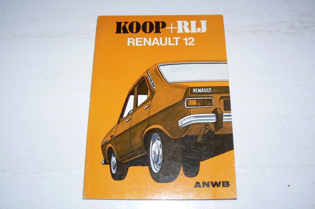 Koop + rij Renault 12. Handleiding / vraagbaak ANWB 1975, Ophalen of Verzenden