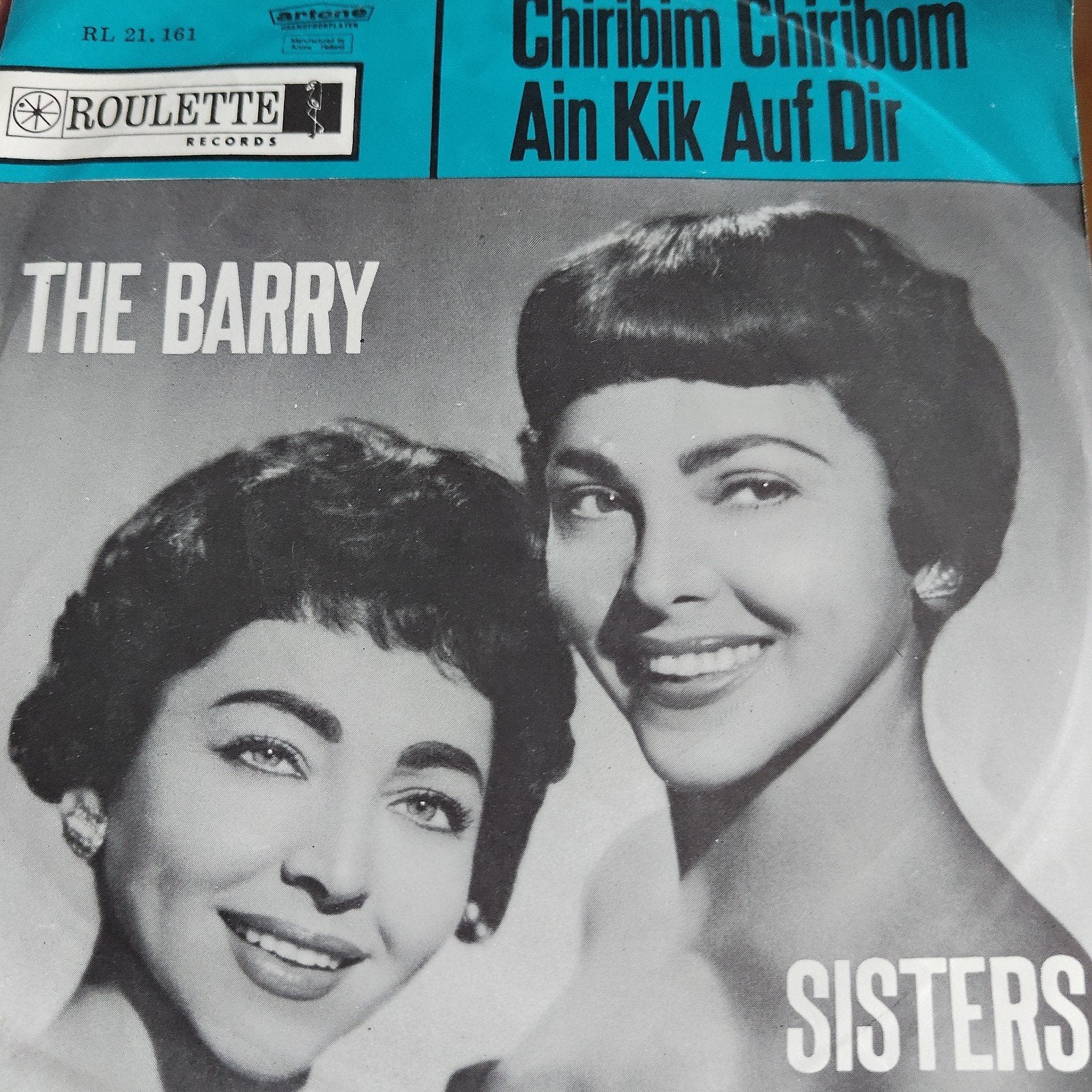 The Barry Sisters - Chiribim Chiribom / Ain Kik Auf Dir, Gebruikt, Overige genres, 7 inch, Ophalen of Verzenden