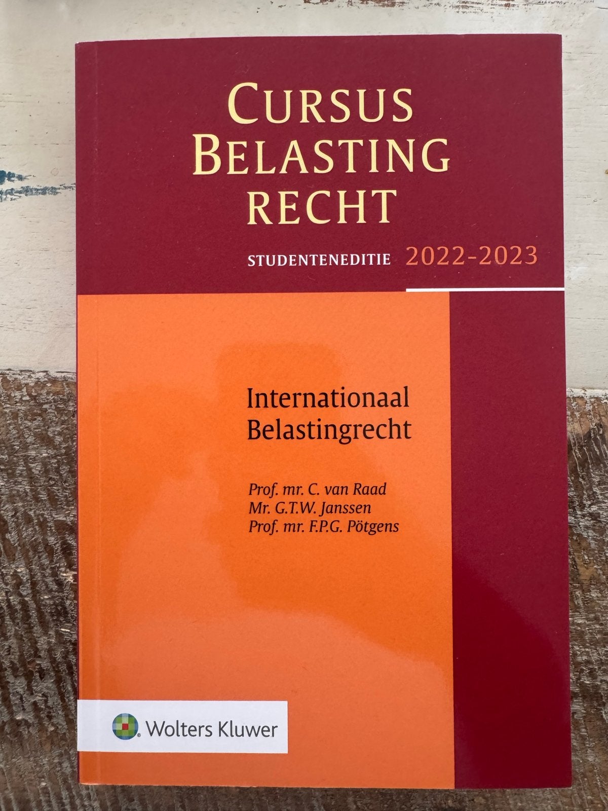 Cursus Belastingrecht: Internationaal Belastingrecht 2022-20, Boeken, Studieboeken en Cursussen, Ophalen of Verzenden, Gamma, Zo goed als nieuw