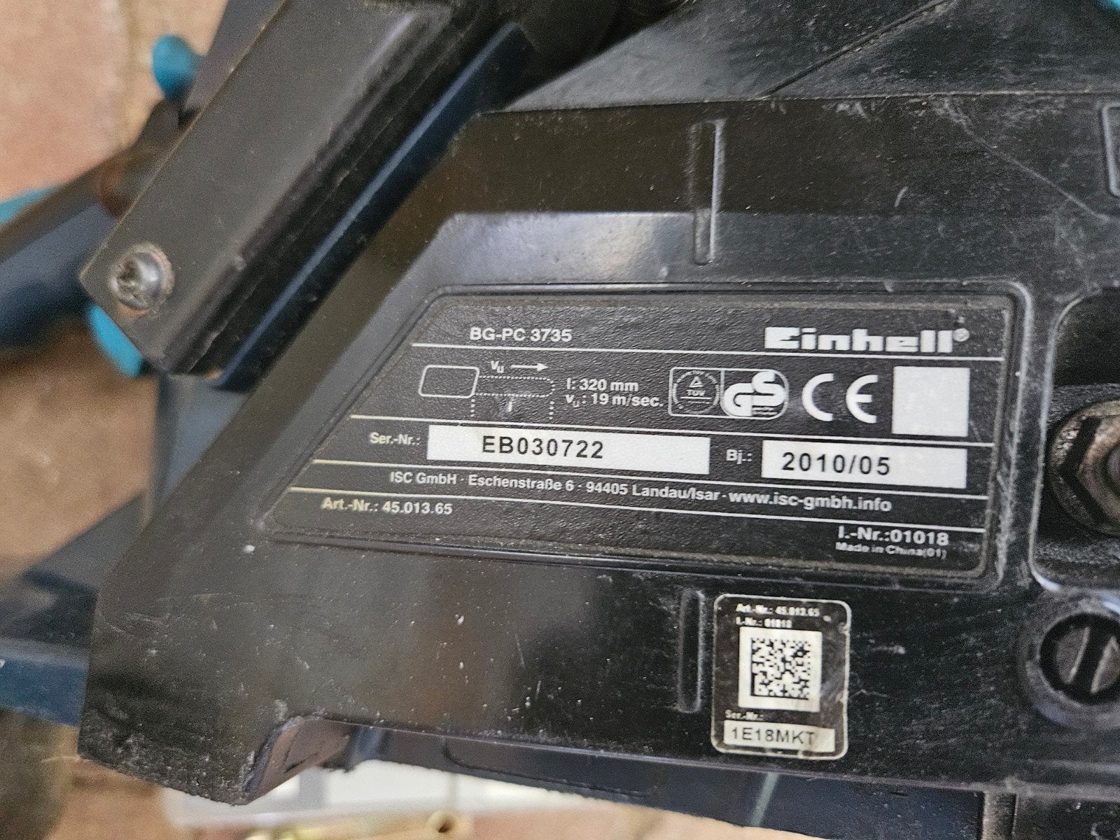 Einhell BG-PC 3735 Kettingzaag - Goede staat, Ophalen
