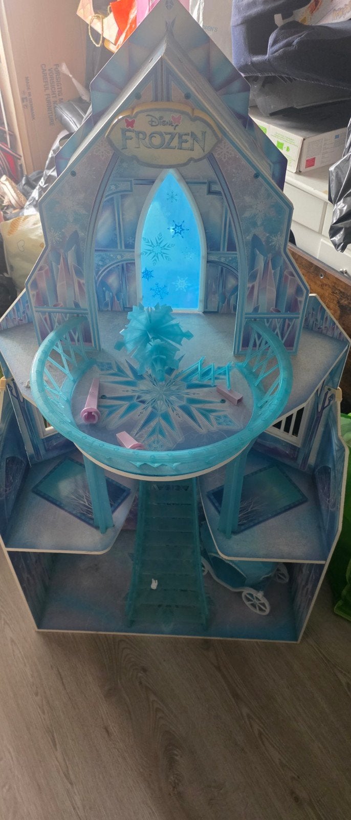 Disney Frozen IJskasteel Poppenhuis, Ophalen of Verzenden, Gebruikt, Poppenhuis