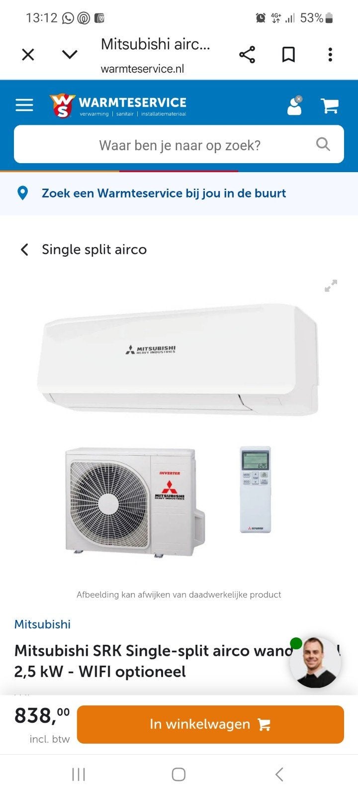 Gezocht Installateur Airco plaatsen, Ophalen of Verzenden