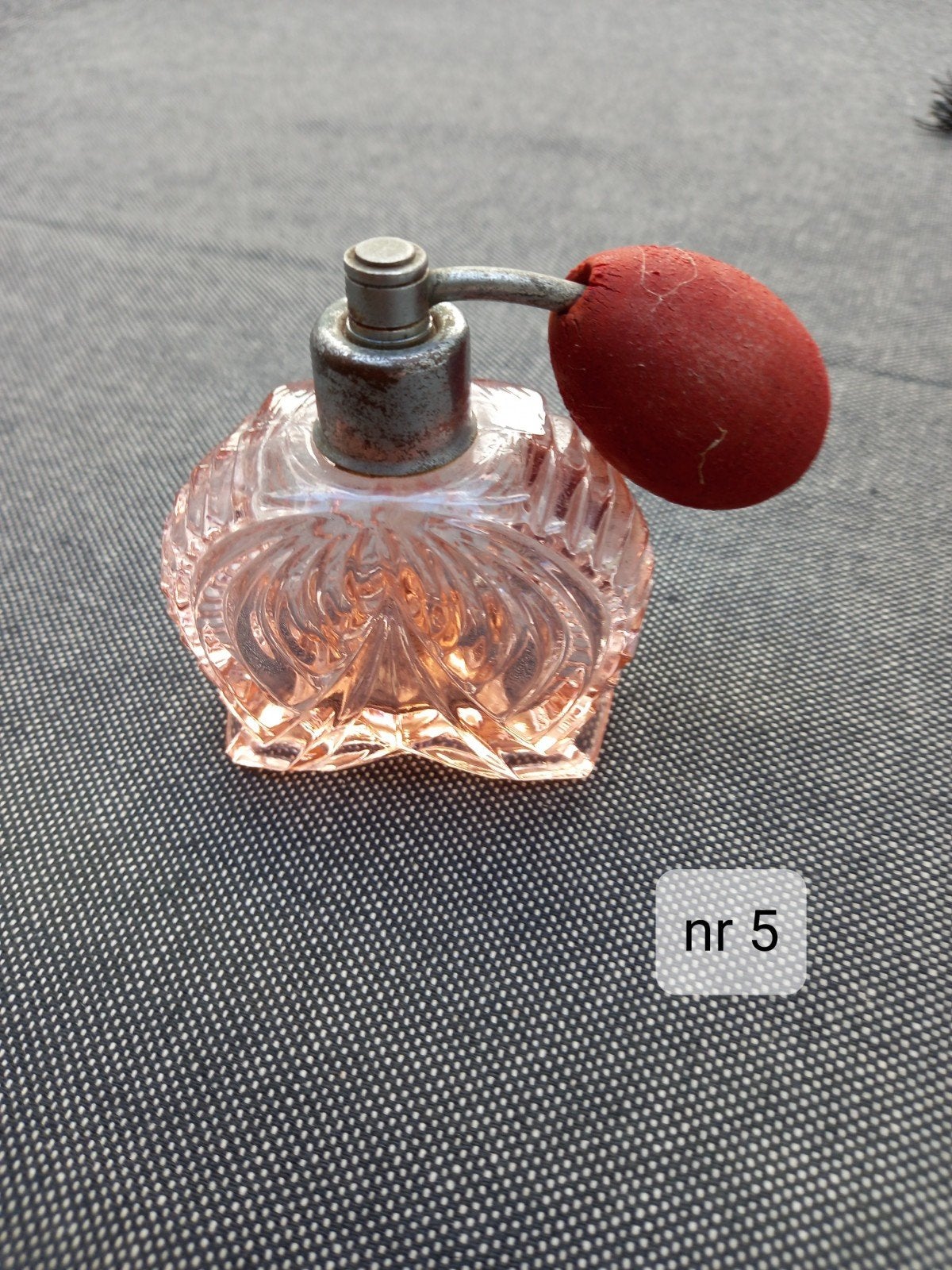 Vintage parfumverstuiver. nr5, Ophalen of Verzenden, Gebruikt, Parfumfles