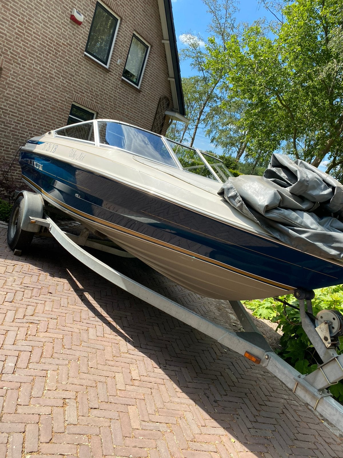 Maxum 1800 sr2 4.3LX  v6, Ophalen, Binnenboordmotor, Zo goed als nieuw, 200 pk of meer