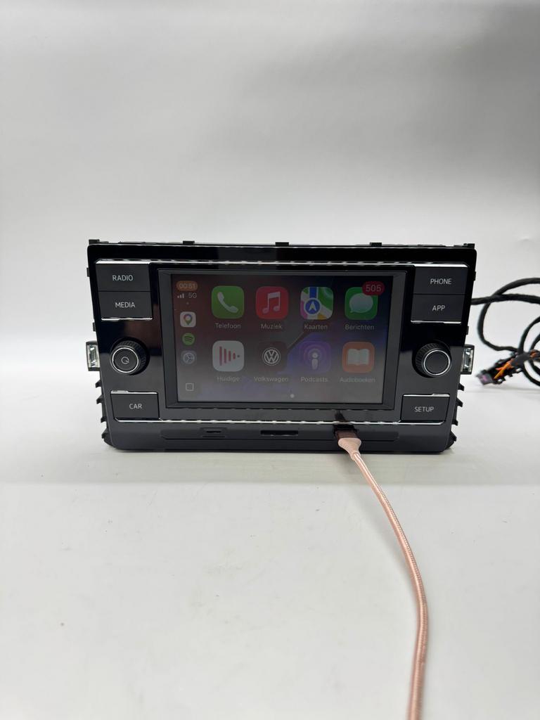 OEM Volkswagen Autoradio CarPlay Android Auto Polo AW Transp, Ophalen of Verzenden, Gebruikt