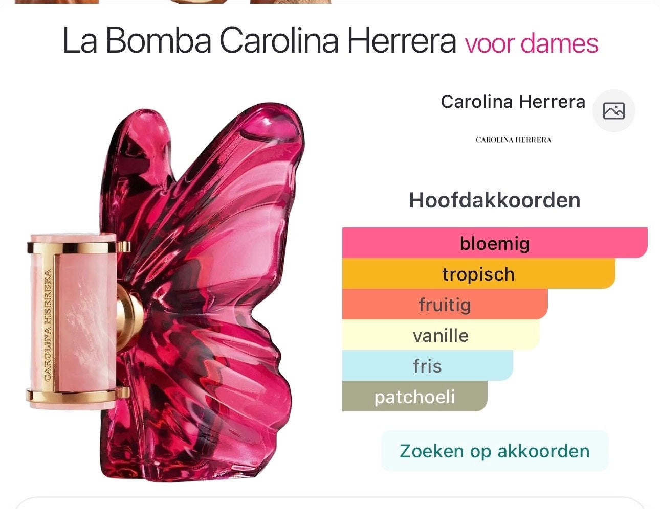 Carolina Herrera La Bomba 100 ML- 1x gesprayd, dop gescheurd, Ophalen of Verzenden, Gebruikt