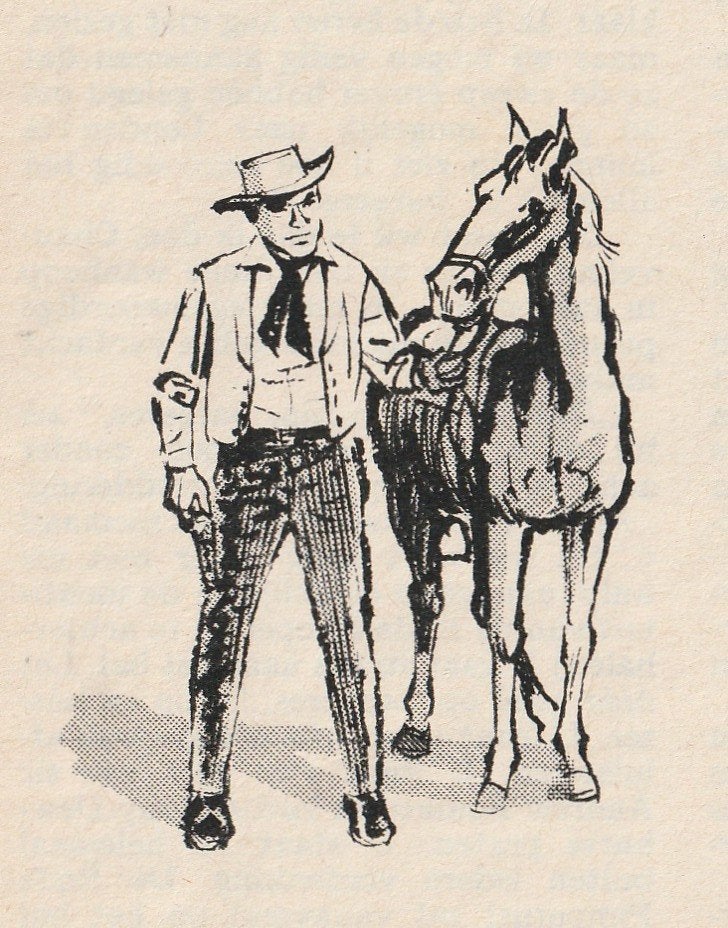 Retro reclame 1964 Schuttersveld een Bonanza cowboy dag, Verzamelen, Verzenden, Overige typen