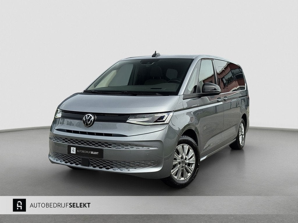 Volkswagen Multivan 1.5 eHybrid L2 Lang | Pano | Trekhaak |, Auto's, Volkswagen, Automaat, Stof, Zwart, 7 stoelen