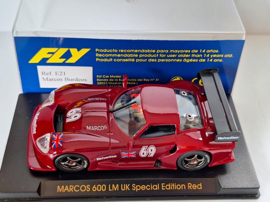 Fly Marcos 600 LM UK Special Edition Ref.E21, Kinderen en Baby's, Speelgoed | Racebanen, Nieuw, Racebaan, Elektrisch, Overige merken