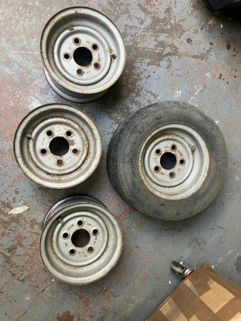 4 velgen 10 duim trailer remorque quad ..., Ophalen, Gebruikt