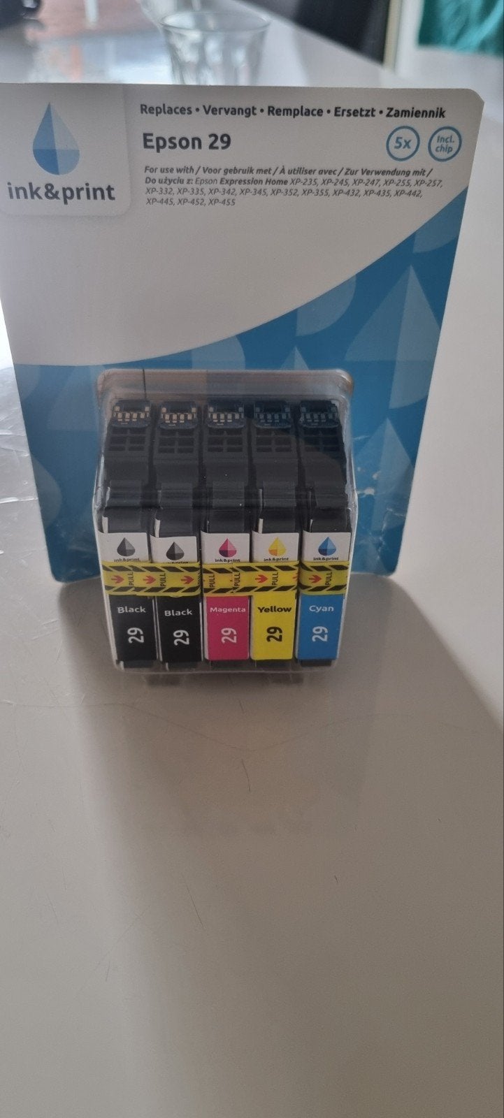 Inkt voor printer Epson 29 - Zwart, Roze, Geel, Blauw, Ophalen of Verzenden, Nieuw, Overige typen, Epson