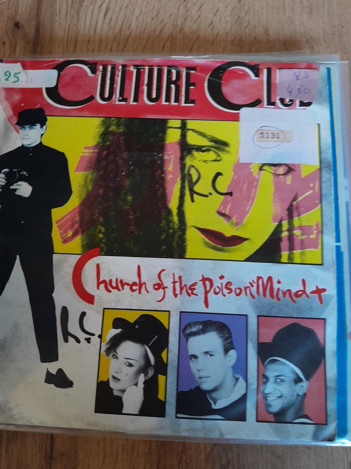 culture club 7inch church of the poisoned mind, Ophalen of Verzenden, Zo goed als nieuw, Pop