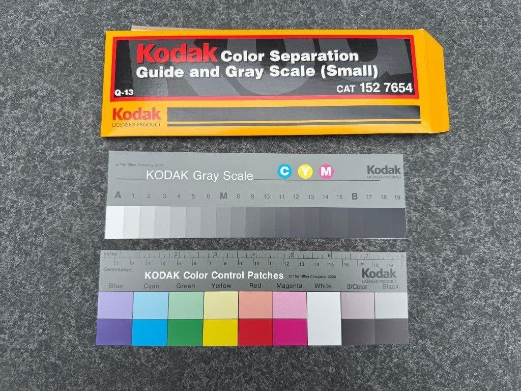 Te Koop Kodak kleur- en grijswigkaart, Ophalen of Verzenden, Zo goed als nieuw, Overige typen