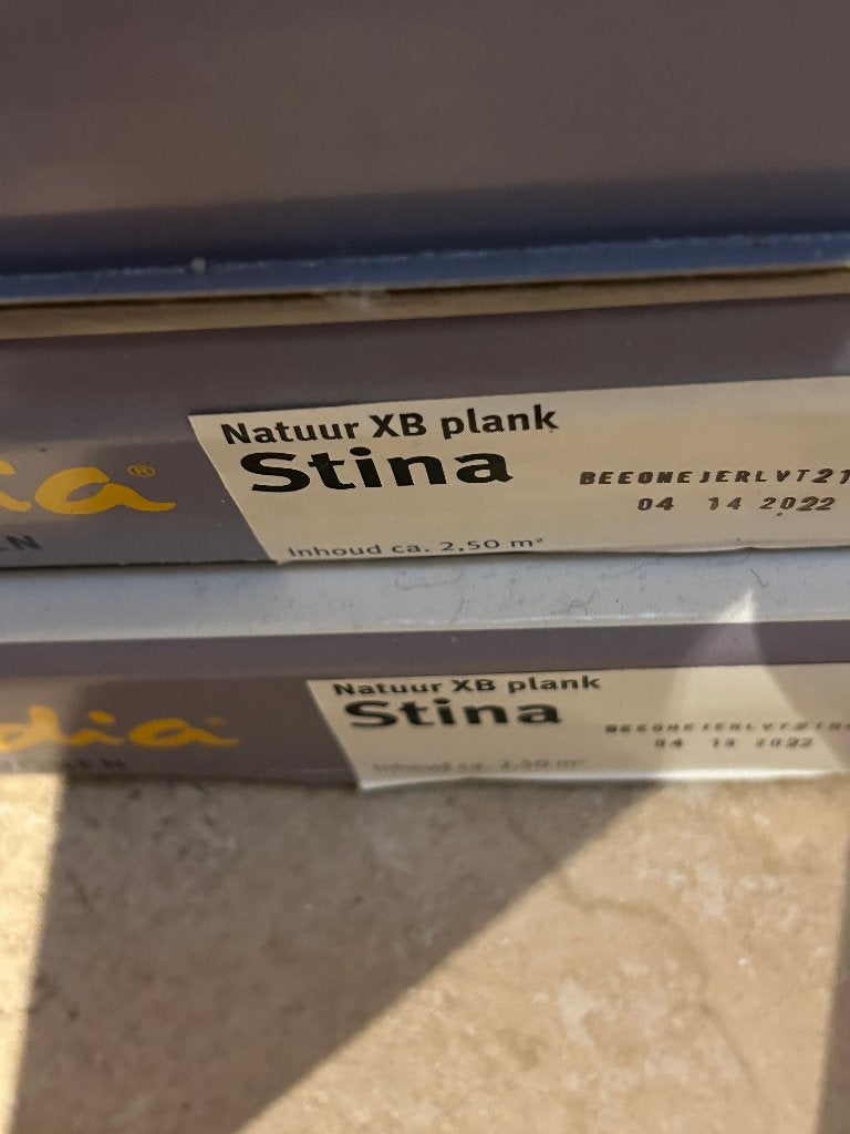 PVC-planken nieuw Lundia Stina XB 7 m2, Ophalen, Kunststof, 50 tot 150 cm, Overige typen