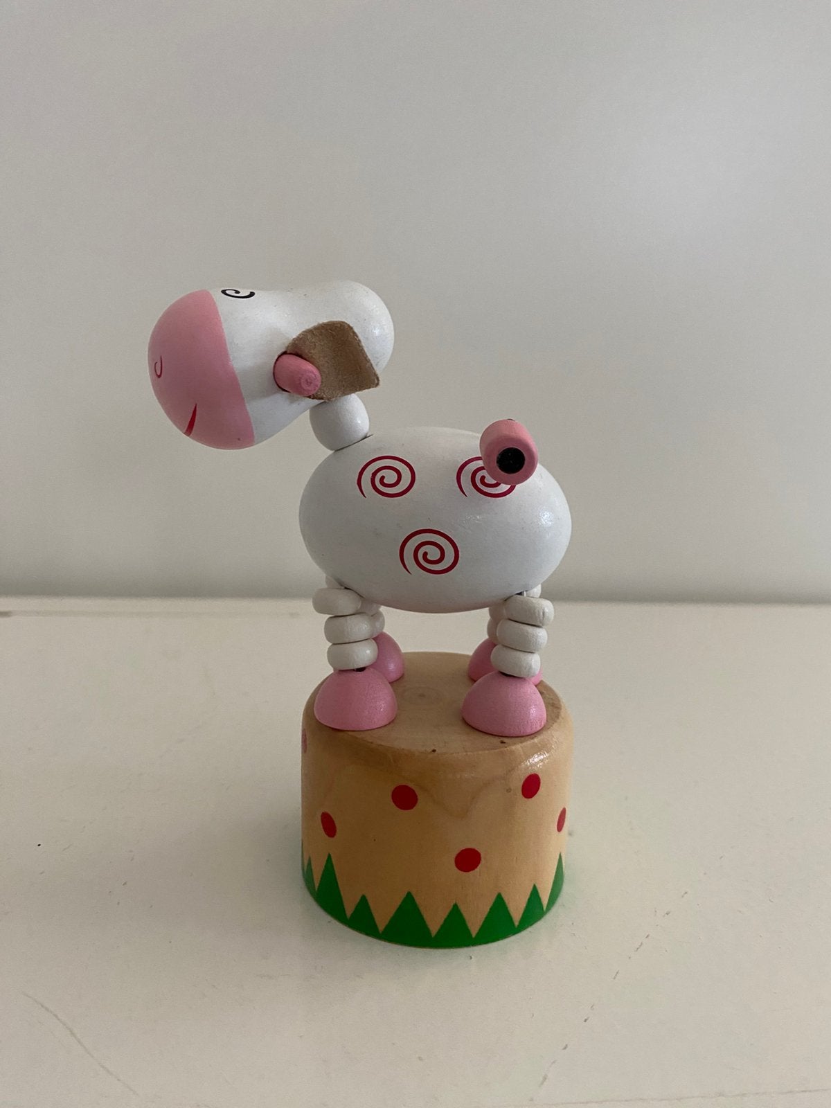 Houten drukpoppetje schaap, Ophalen, Zo goed als nieuw