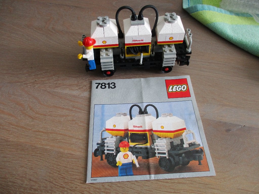 lego Set 7813 Shell Wagon, Ophalen of Verzenden, Gebruikt, Complete set, Lego