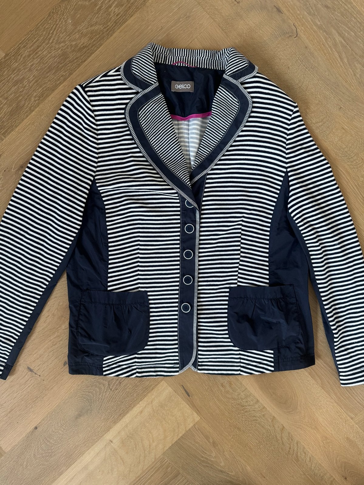 GELCO blazer / jasje maat 44/XL, Ophalen of Verzenden, Zo goed als nieuw, Maat 42/44 (L), Blauw