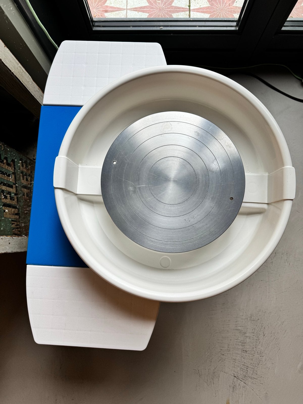 Shimpo Whisper T draaischijf voor pottenbakken, Ophalen, Gebruikt, Metaal, Machine