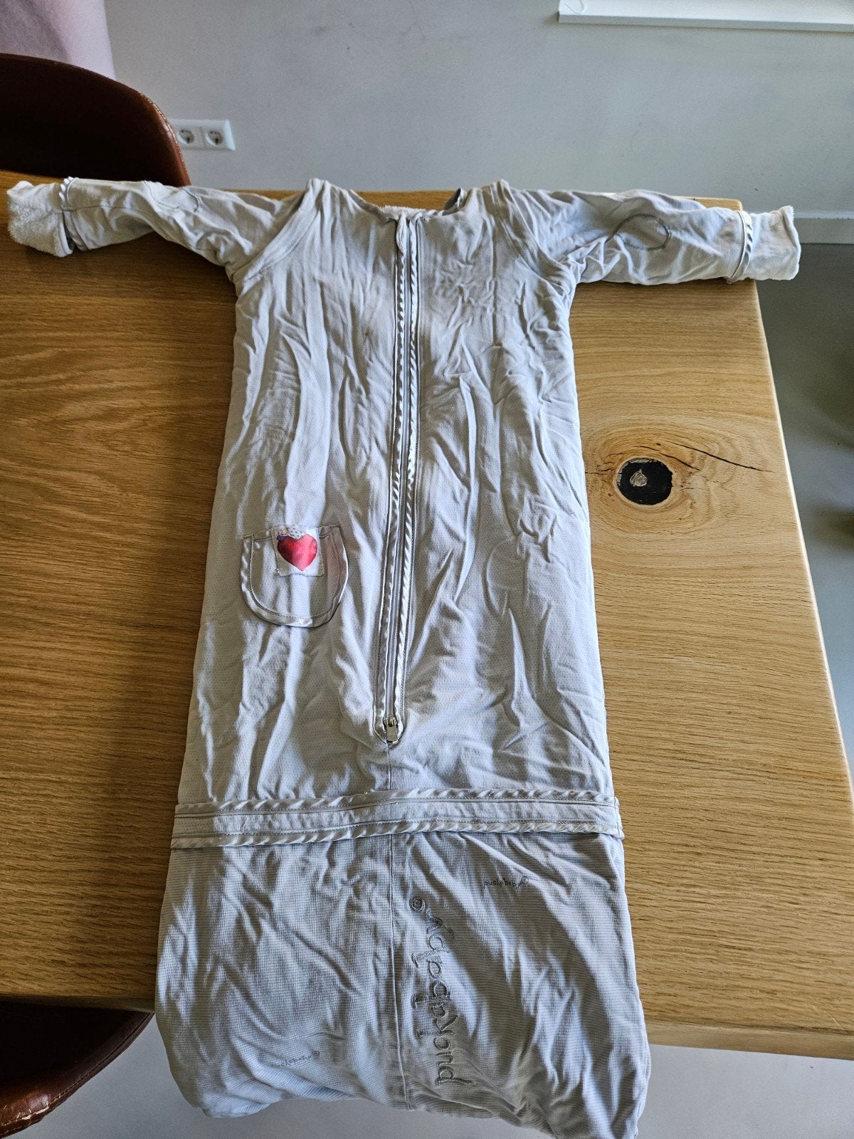 Puckababy slaapzak, grijs, 100 cm, Kinderen en Baby's, Ophalen of Verzenden