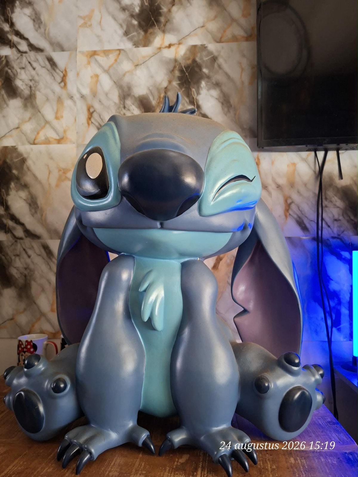 Grote Stitch Beeld - Disney Lilo & Stitch Decoratie, Ophalen of Verzenden, Gebruikt