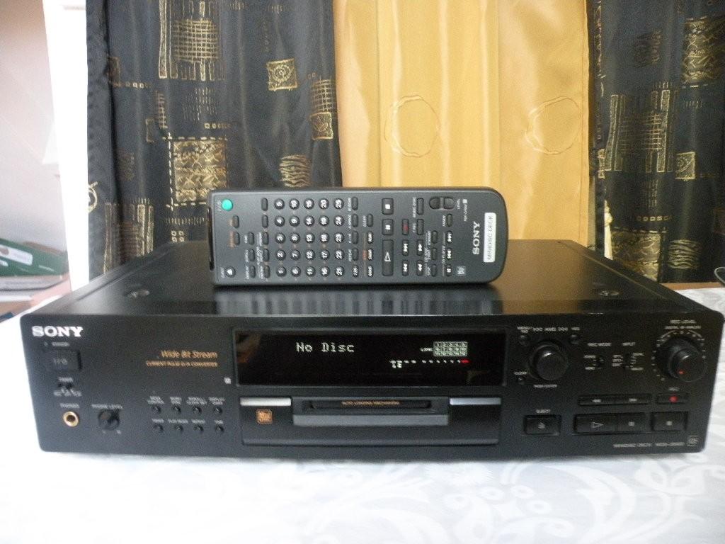 Sony MDS-JB 920 QS minidisc speler, Ophalen, Minidisc-speler