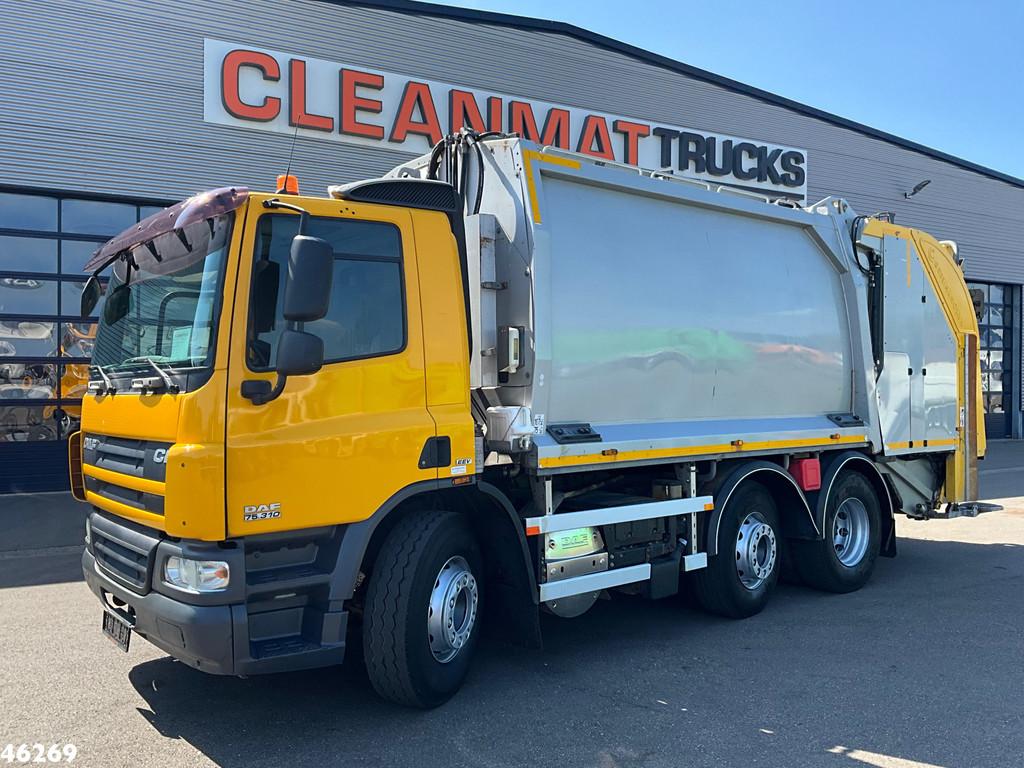 DAF FAG 75 CF 310 Euro 5 Geesink 17m³ (bj 2008), Auto's, Vrachtwagens, Automaat, Euro 5, Parkeercamera, Origineel Nederlands