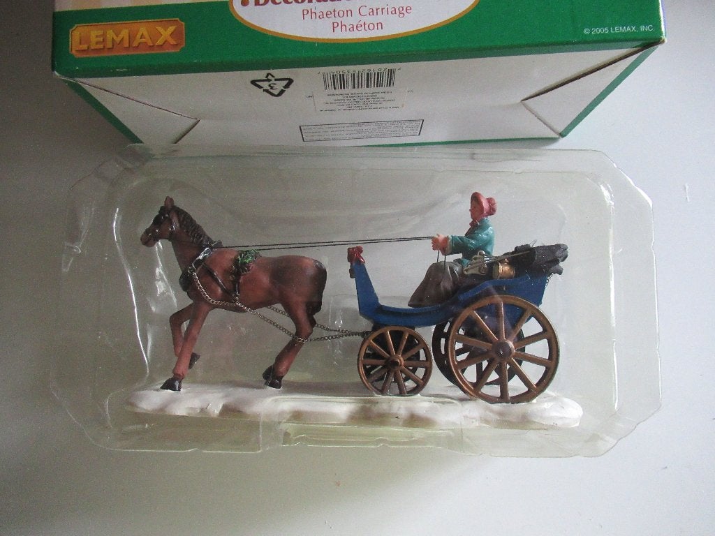 Lemax Paard en wagen, Ophalen, Zo goed als nieuw