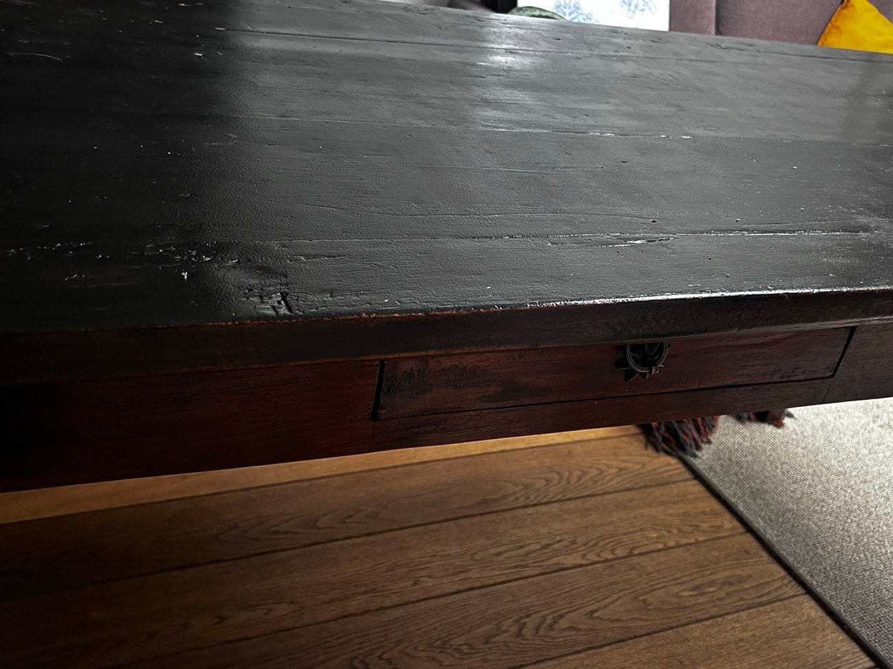 Eettafel, Ophalen, 200 cm of meer, 50 tot 100 cm, Zo goed als nieuw