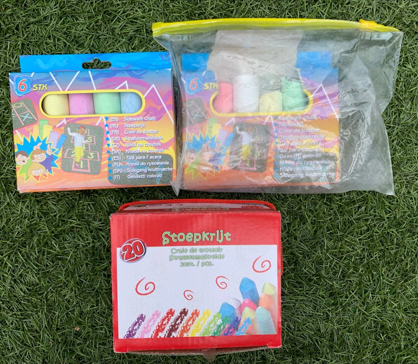 Gratis op te halen: Stoepkrijt in diverse kleuren, Ophalen, Gebruikt, Knutselen