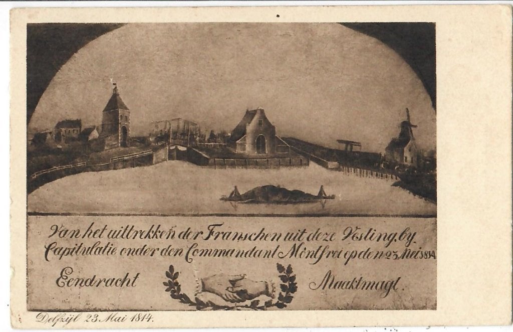 Delfzijl - 23 Mai 1814, Verzenden, Voor 1920, Ongelopen, Groningen
