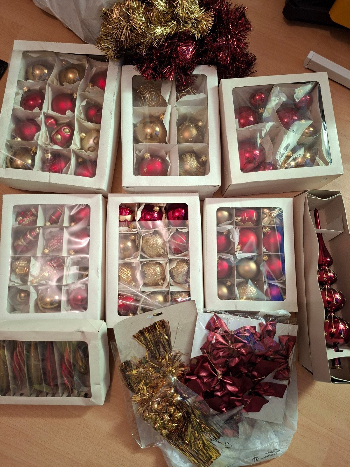 mooie oude glazen kerstballen, Ophalen