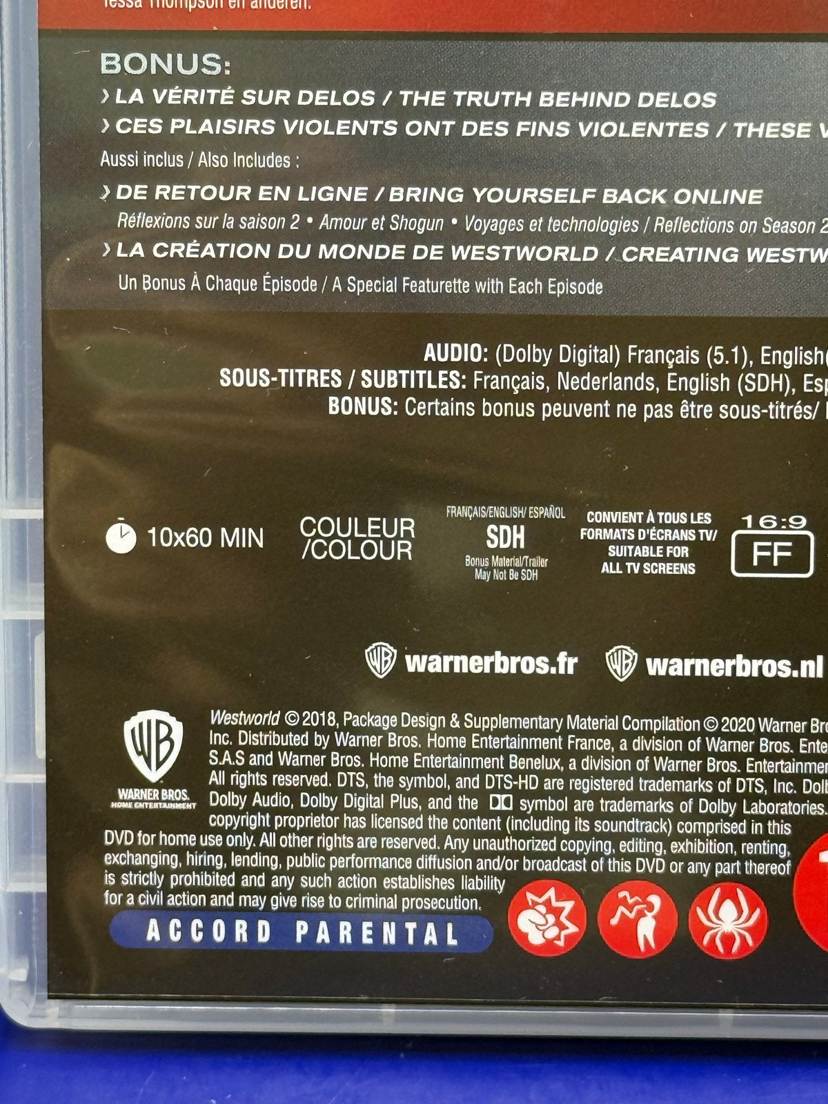 Westworld box complete Seizoen 2 The Door dvd NLO ZGAN, Engels, Vanaf 16 jaar, Verzenden, Nederlands