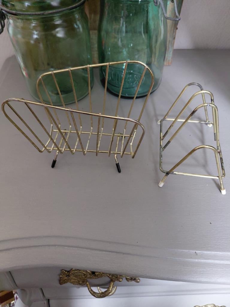 Set vintage rekjes kaarten servetten post rekjes, Ophalen, Huis en Inrichting
