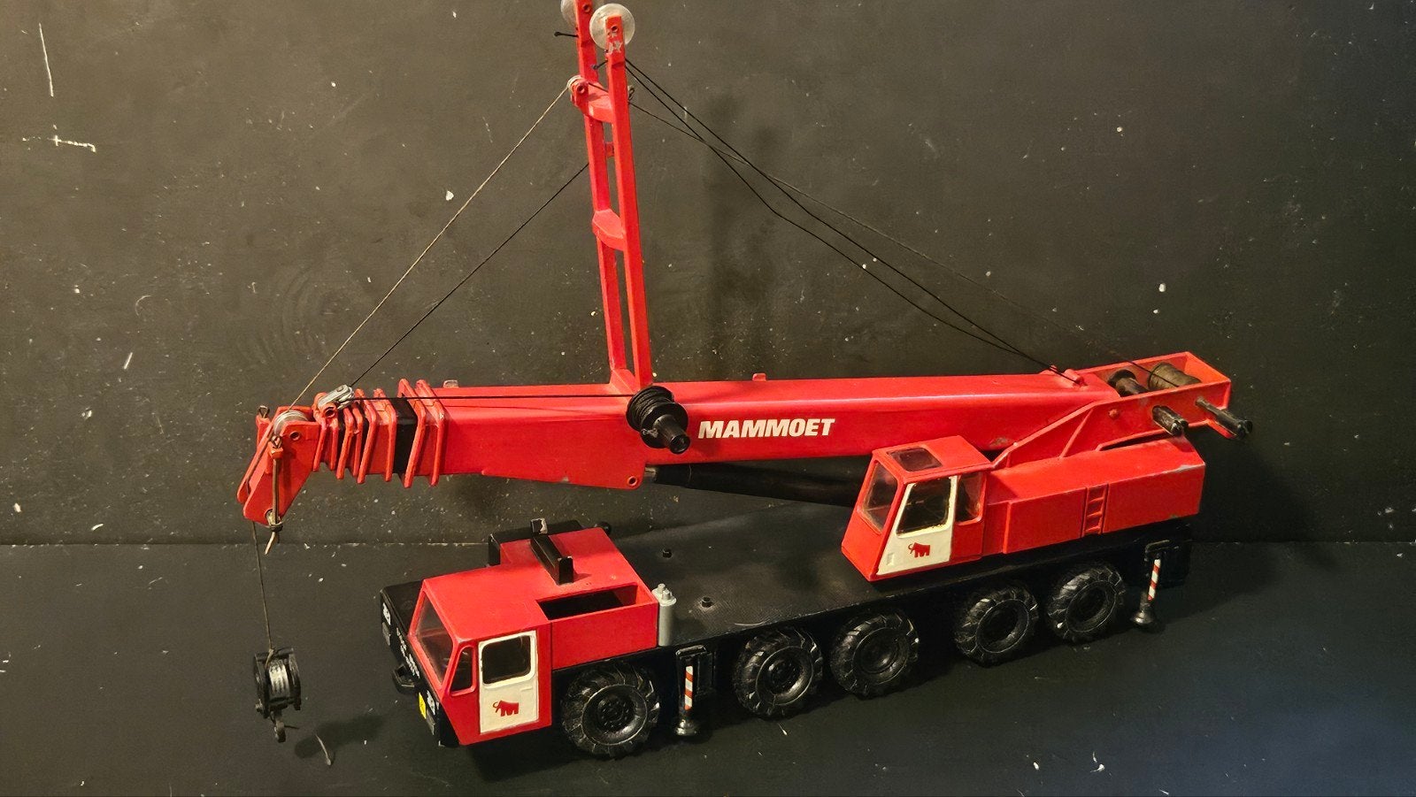conrad mammoet kraan  firma stoof, Hobby en Vrije tijd, Modelauto's | 1:50, Ophalen of Verzenden, Zo goed als nieuw, Hijskraan, Tractor of Landbouw