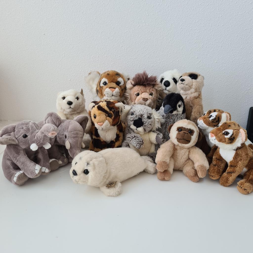 Elf Knuffels WWF - wereldnatuurfonds, Kinderen en Baby's, Speelgoed | Knuffels en Pluche, Verzenden, Zo goed als nieuw, Overige typen