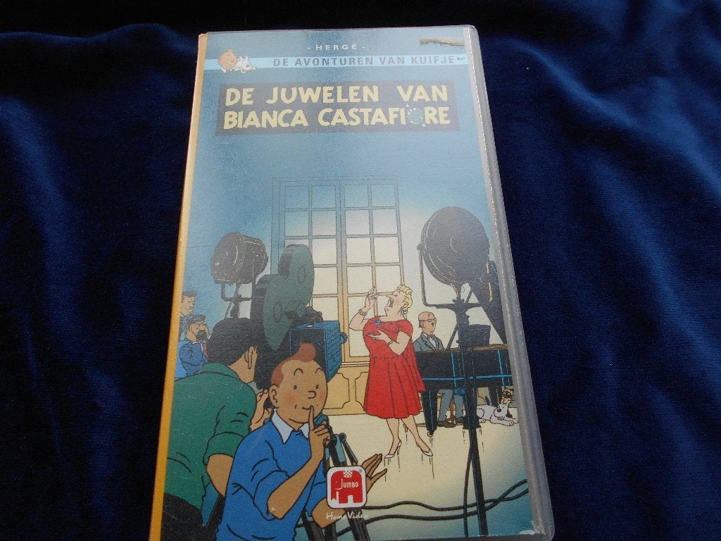 Video van Kuifje: De Juwelen van Bianca Castafiore, nu 0,50., Cd's en Dvd's, VHS | Kinderen en Jeugd, Gebruikt, Verzenden, Alle leeftijden